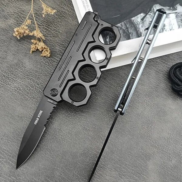 Brass Knuckle Knife