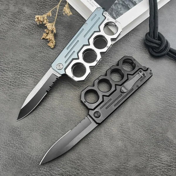 Brass Knuckle Knife