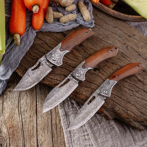 Damascus Folding Knife