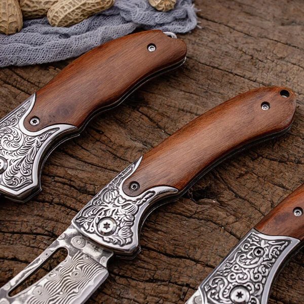 Damascus Folding Knife