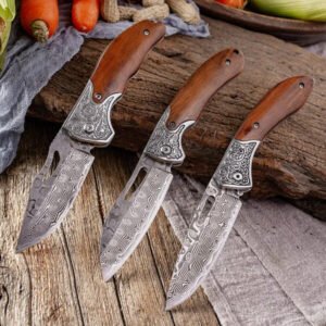 Damascus Folding Knife