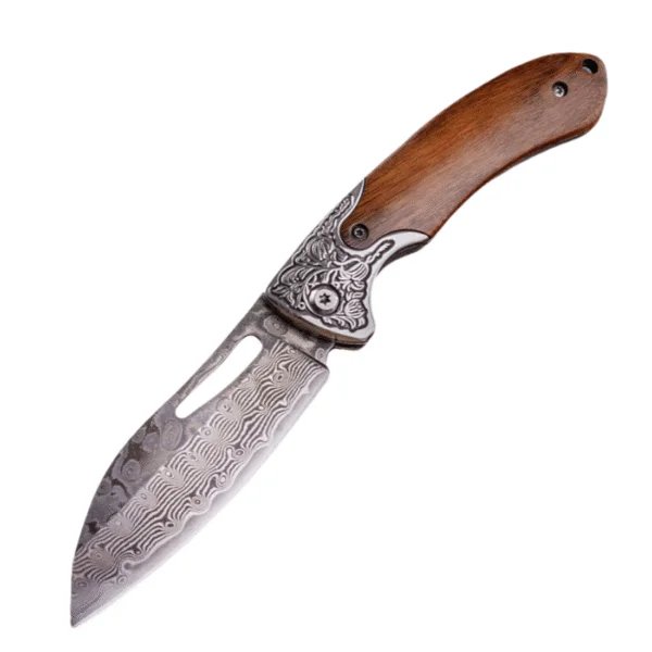 Damascus Folding Knife