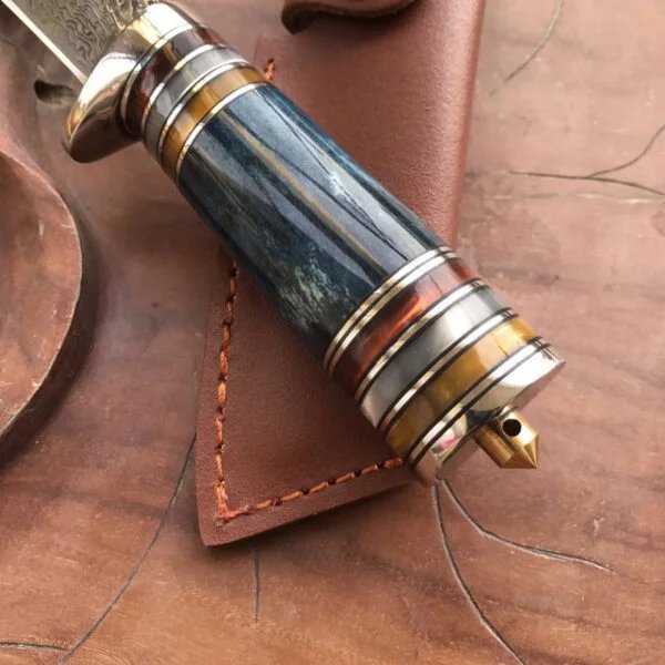 Damascus Straight Knife
