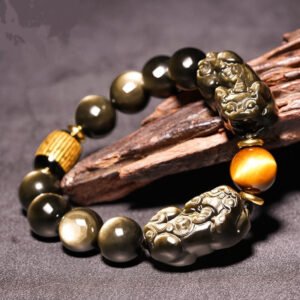 Golden Obsidian Bracelet