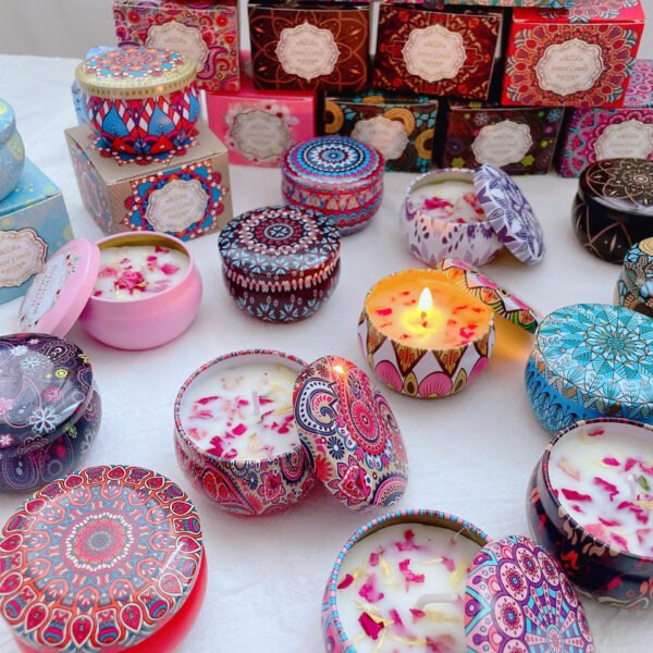 Dried Flower Scented Candle