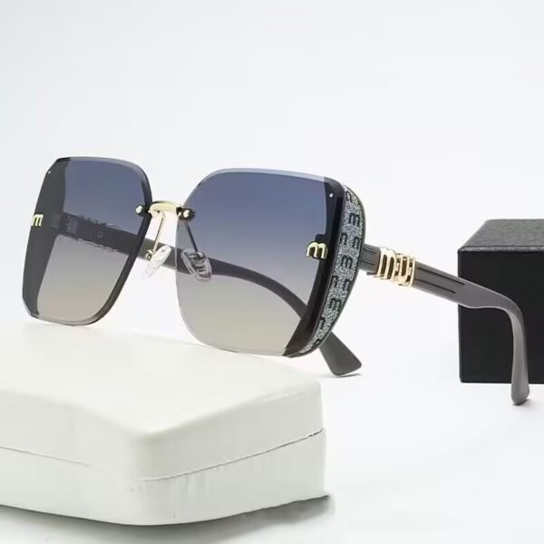 Polygonal Frame Sunglasses