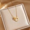 Double-Ring Necklace