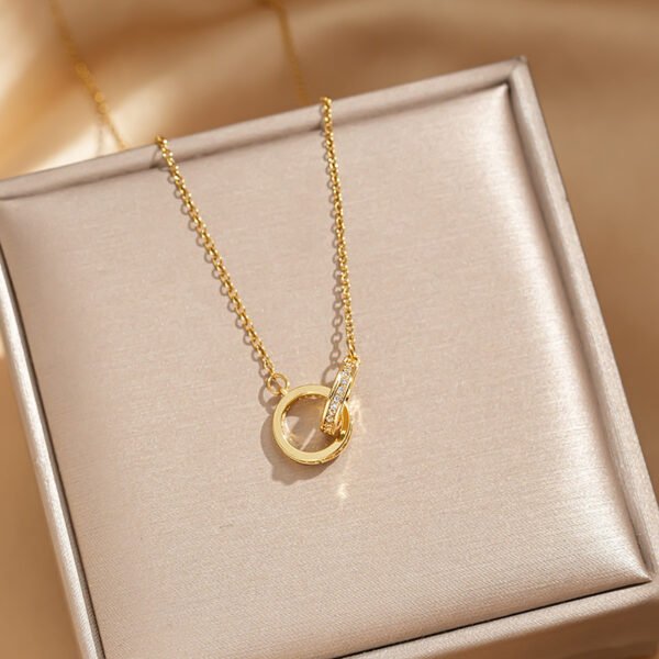 Double-Ring Necklace