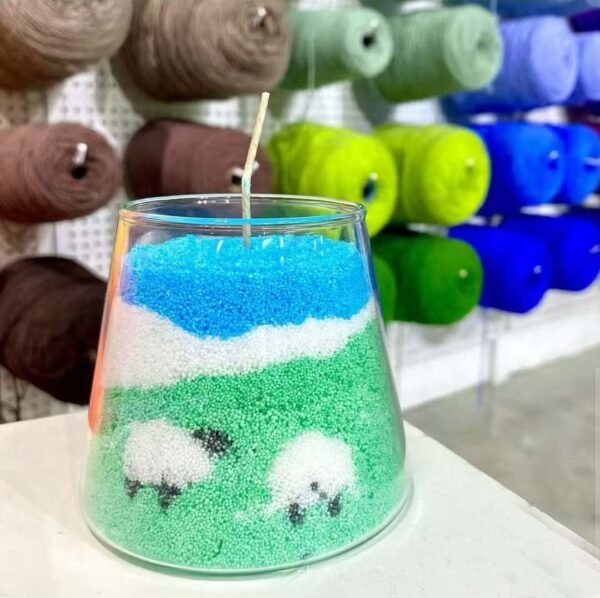 DIY Sand-Shaped Wax