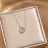 Double-Ring Necklace